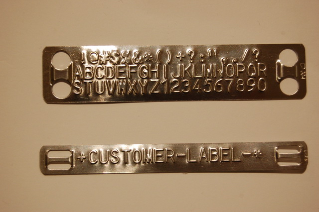 Quality Stainless steel marker tags 20x150mm for sale
