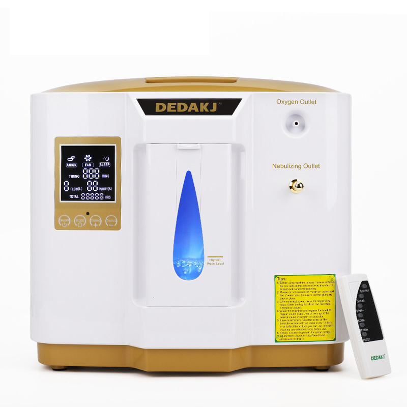 Quality In stock ready to ship Adjustable Oxygenerator Portable oxygen concentrator with LED touch screen for sale