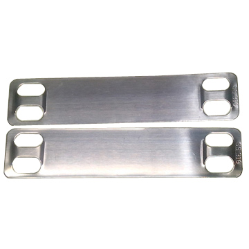 Quality Stainless steel marker plate 19x89mm for sale