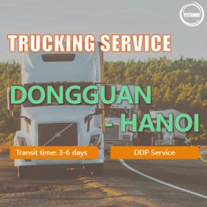 Quality One Stop Solution International Trucking Service From Dongguan China To Hanoi Vietnam for sale