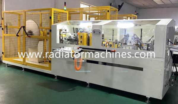 100 M/min Radiator Aluminium Fin Making Machine 8mm Fin Height OEM Service Provided
