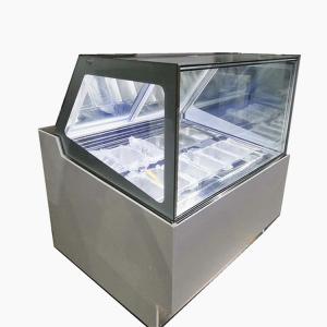Quality Commercial Ice Cream Gelato Refrigerated Display Showcase for sale