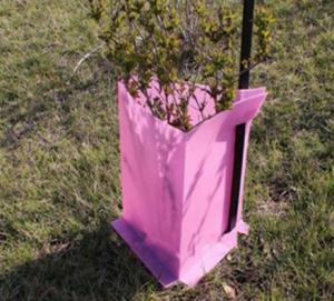 Quality 3mm 4mm Recyclable Corrugated Plastic Tree Guards for sale