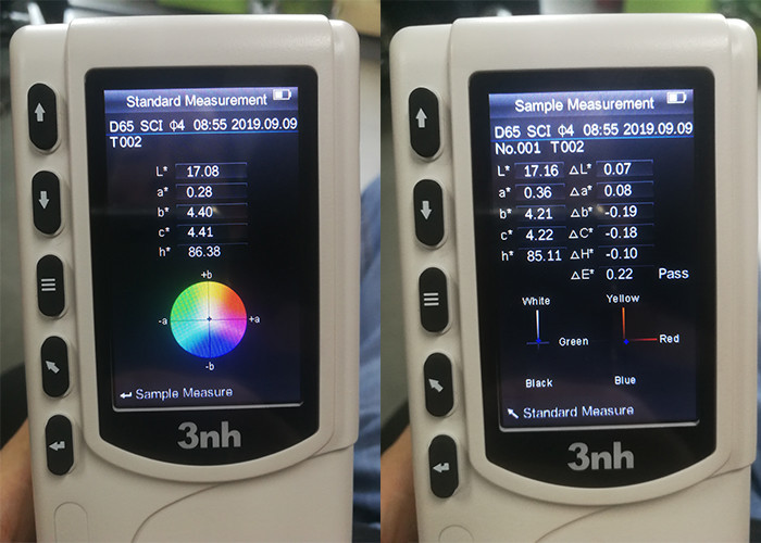 Quality Portable Colorimeter NR110 High precision QC Software Vertical Design Long life Cost-Effective for sale