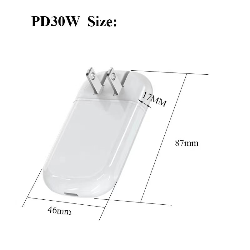 Quality IPhone 13 PD Type C Charger 30W 9V 2A 5V 3A US Plug Compact Size for sale