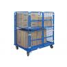 Buy cheap Demountable Rolling Storage Cage Heavy Duty Stackable Zinc Plated Surface from wholesalers