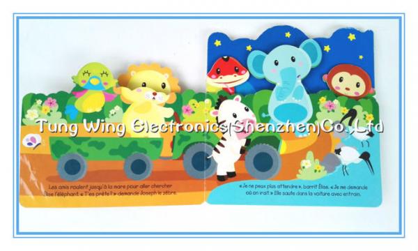 6 PET Button Sound Module For Animal Sound Board Book , Funny baby music book 2