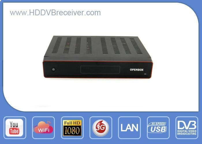 Quality 1080P OPENBOX X5 DVB S2 Satellite Receiver Support WIFI Adaptor USB 2.0 for sale