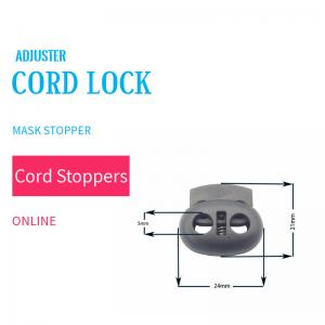 Quality Cord Stopper Cord Lock Black Color for sale