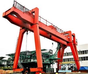 Quality 15t working duty A8 Double Girder Goliath Crane Rail Mounted for sale