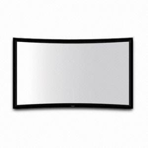 Quality Fixed-Frame Projection Screen with Flexible Fabric and Velvet Wrapped Aluminum Alloy Frame for sale