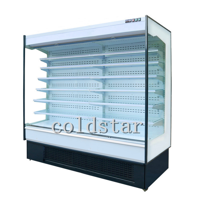 Quality Commercial multi-deck open display chiller/ showcase refrigerator/ supermarket fridge for sale