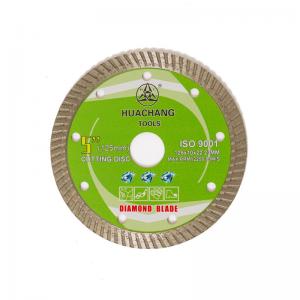 Quality 5 Inch 125mm×22.23mm Ultra Thin Turbo Diamond Blade For General Purpose Cutting for sale