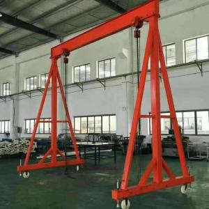 Quality Workshop warehouse 5T Portable Gantry Crane With Electric Chain Hoist for sale