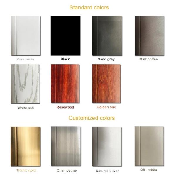 bronze color Customize size aluminium bronze windows Factory price aluminium tilt and turn windows