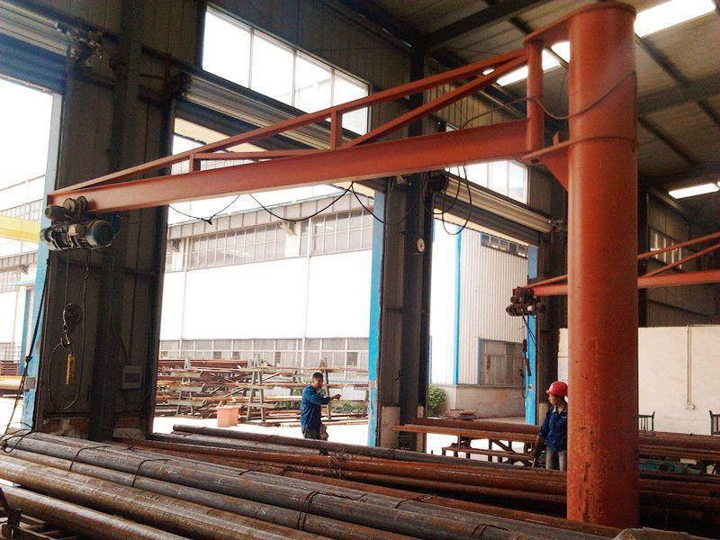 Quality Workingshop Fixed 7.5T Pillar Mounted Jib Crane Lifting Height 5m for sale