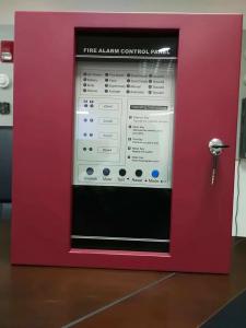 Quality Conventional Fire Alarm Control Panel , 4 Zones Multi-Line Fire Alarm Control Panel for sale