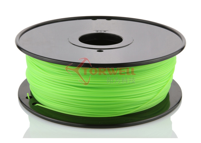 Quality Hot Sale 1.75MM PLA Green 3D Printer Materials Filament For UP / Solidoodle for sale