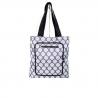 Buy cheap Personalized Custom Grocery Tote Bags with Zipper Closure Outside Pocket from wholesalers