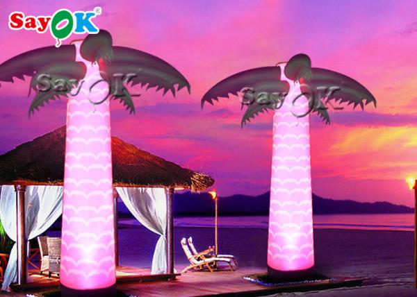 Buy 5mH Advertising Decorated Inflatable Palm Tree With Led Lighting at wholesale prices