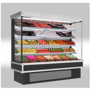 Quality Multi-deck Open Top Display Chiller Commercial Open Face Chiller Air Curtain Cabinet for sale
