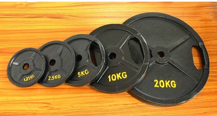 Quality 1.25kg Dumbbell Weight Plates Weightlifting Bumper Plates Professional Performance for sale
