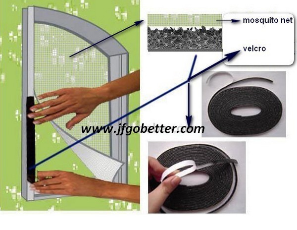 Velcro DIY fly screen easy install fly screening