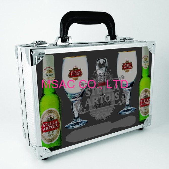 Quality Lockable Portable Aluminum Case , 1.5 Kgs Aluminum Case With Foam Insert for sale
