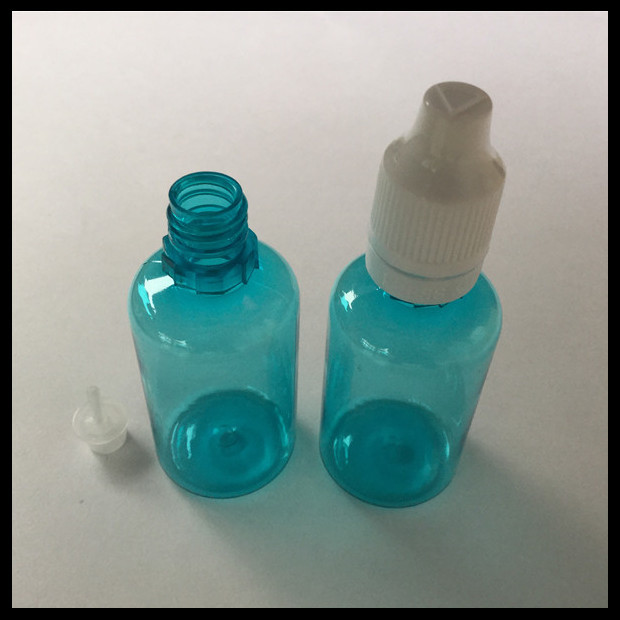 Quality Pet Dropper Bottles 30ml Plastic Ejuice Bottles Blue Empty E Liquid Bottles for sale