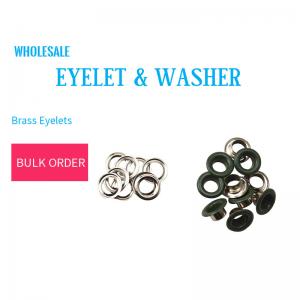 Quality Eyelets & Washer Green Olive Color Wuuycoky for sale
