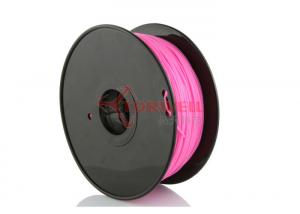 Quality ABS 1.75mm Pink Makerbot 3D Filament Printing Consumables , Round Shape for sale
