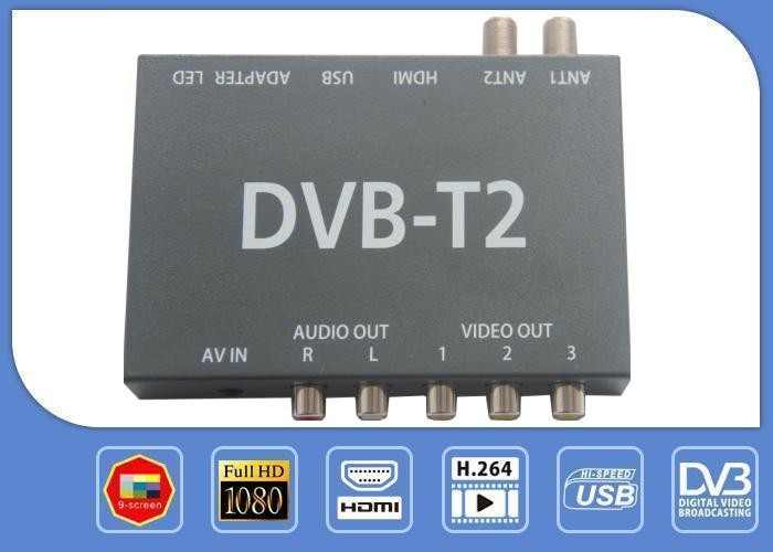 Quality 200km / h Car DVB T2 Terrestrial Receiver With DIBCOM RF Modulator for sale