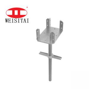 Quality Hollow Jack Base Scaffolding Four-prong plug system for sale