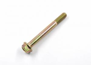 Quality Yellow Zinc Plated ASME Grade 5 Hex Flange Head Bolt Used in Construction Fields for sale