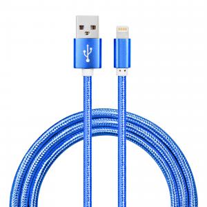 Quality 6ft Fast Charging MFI Lightning Cable Nylon Braided 2A USB To Lightning Cable for sale