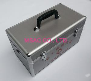 Quality Professional Aluminium First Aid Box 3MM MDF With Silver Diamond ABS Panel for sale