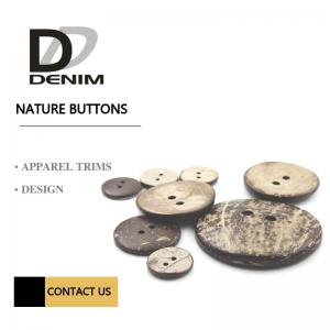 Quality Natural Buttons | 2/4 Hole | Coconut Shirt Buttons for sale