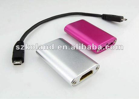 China MHL Micro USB to HDMI  adapter cable on sale