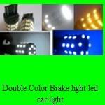 Quality Double Color Brake light 3157 60SMD 5050  1W color changing led brake bulb for sale