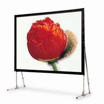 Quality Projection Screen with Aluminum Alloy Frame and Flexible Fabric for sale