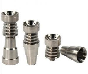 Quality Top quality 6 in 1 Domeless Titanium Nails Titan Nail with Male and Female Joint for Glass for sale
