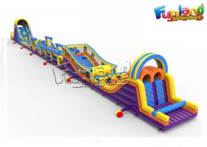Quality PVC Tarpaulin Inflatable Obstacle Courses for sale