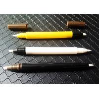 China PP Waterproof Plastic Eyeliner Pencil Airtight Double Head Silk Printing for sale