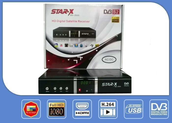 Quality STAR X BISS HD DVB-S2 Satellite Receiver Support WIFI 1080P Dongle for sale