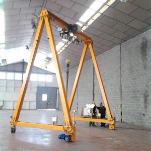 Quality A Frame Lifting Portable Gantry Crane 3.5 Ton Fixed Height With Electric Hoist for sale