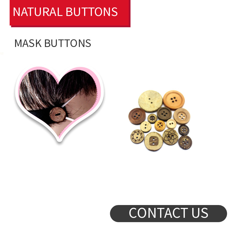 Quality Button Mask Holder Coconut Buttons for sale