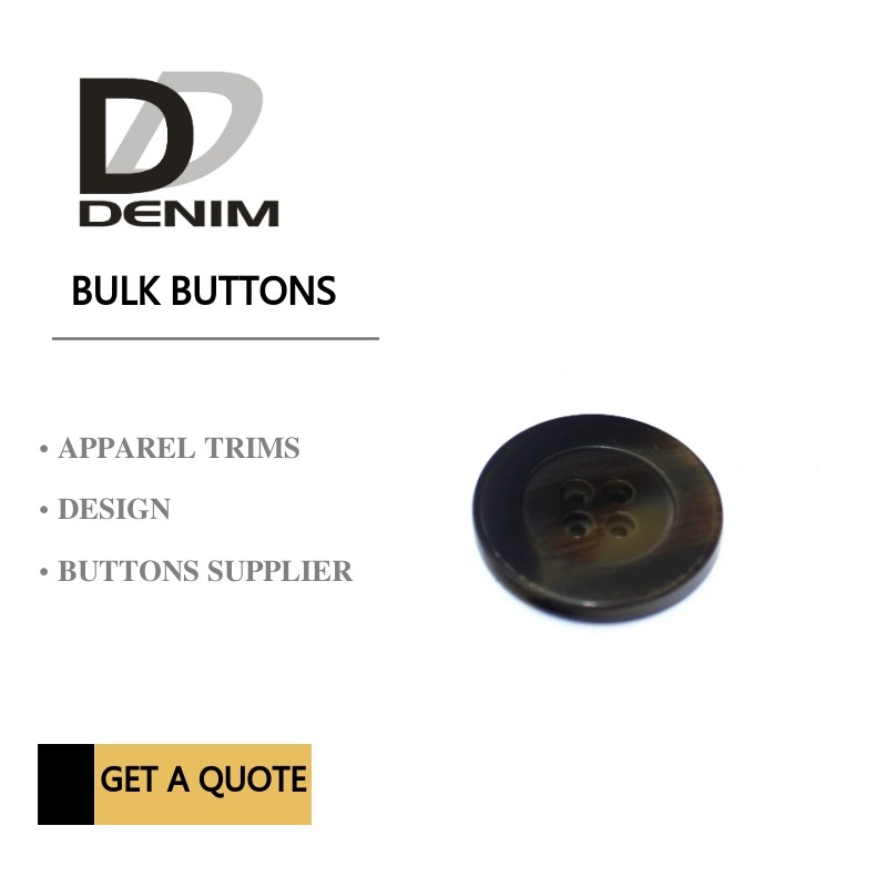 Quality Customised Unique Polyester Replacement Buttons For Coats Clothing With 4 Holes for sale