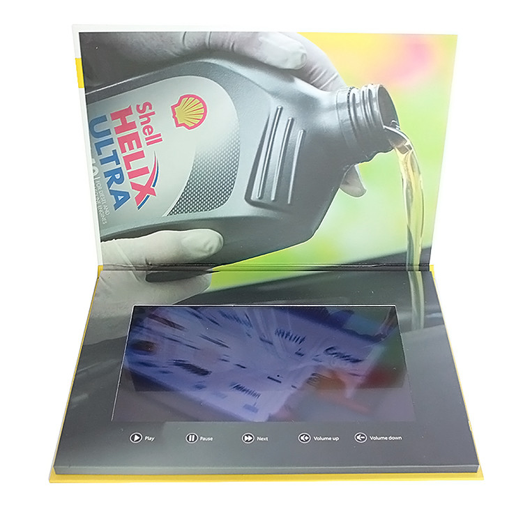 Quality Custom Buttons Control LCD Video Brochure , IPS LCD Screen Video Brochure for sale