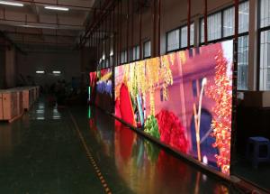 China Commercial LED Wall Panel System , P5 LED Video Wall SMD Iron Billboard on sale