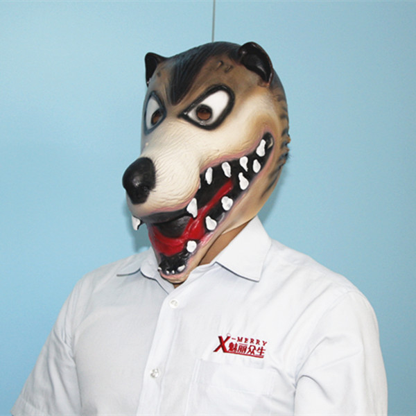 X-MERRY Latex Full Head Animal mask bulldog mask costume funny animal